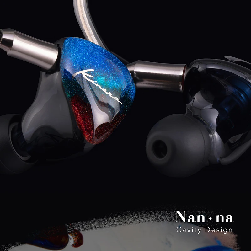 KINERA NAN NA 2.0 Pro 2EST+1DD+1BA Earphone HIFI DJ Monitor Earbuds NANNA 2 with 2.5mm 3.5mm Adapter 0.78 2Pin Cable Headphone