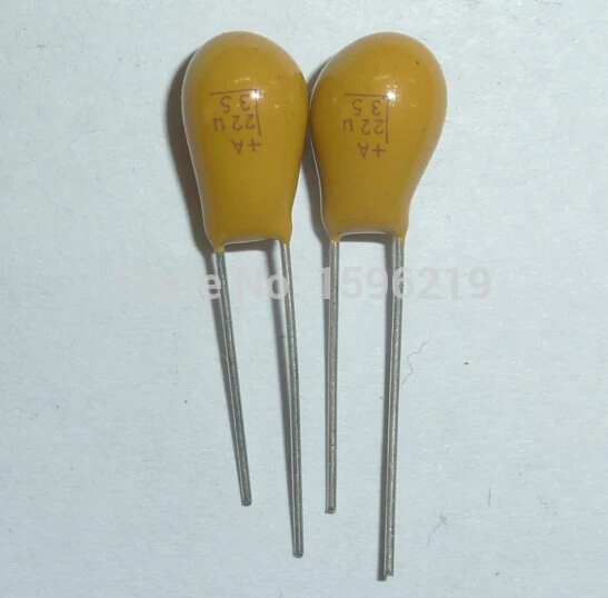 

20pcs Tantalum capacitor 22uF 35V 226 Brand New 35V22uF DIP Radial