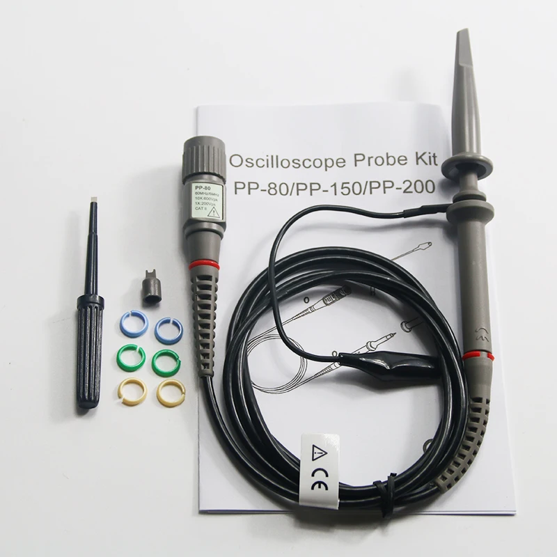 Hantek PP-80/PP-150/PP-250 Digital Oscilloscope Probes 60MHZ 100MHZ 250MHZ Osciloscopio Tester Accessories