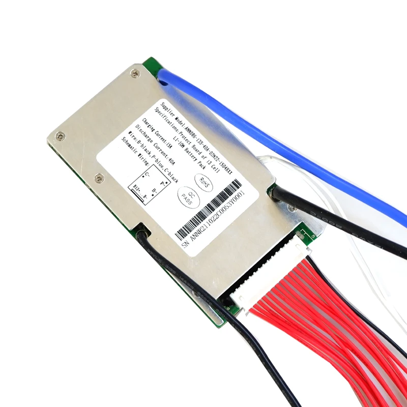 48V Pin Li-ion BMS 13S 48V 40A BMS 48V Lithium Ion Gói Với Cân Bằng chức Năng