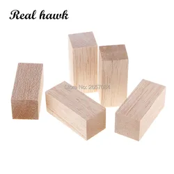 30X30 Mm Lange 50/80/100/130/150/200 Mm Vierkante Balsahout stok Houten Deuvel Staaf Blok Voor Kids Model Maken Ornamenten Diy