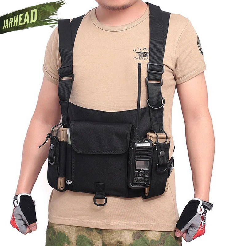 Multi-Funzione di Strumento Pouch Combattimento Tattico Pacchetto della Cassa Molle Della Maglia Del Sacchetto Petto Sacchetto di Multi-Purpose