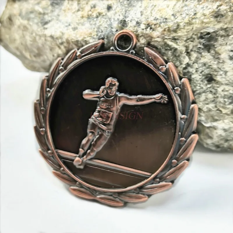 Medal w rzucaniu metalem Spotkanie sportowe Sport Koszykówka Gra w piłkę nożną Szkoła Fabryka Medal sportowy 2021