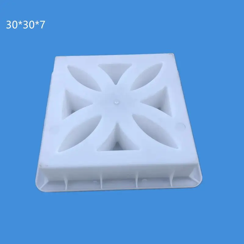 Cement Chinese Flower Pane Plastic Mould Courtyard Wall Hollow Brick Garden Wall Decoration Concrete Paving Mold