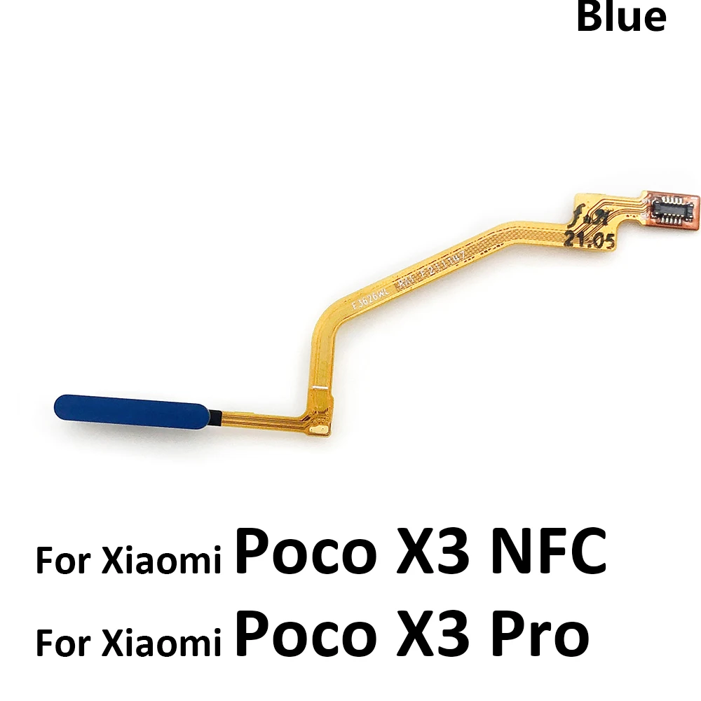 NEW Tested Fingerprint Sensor Scanner Touch ID Connecter Flex Cable For Xiaomi Poco X3 NFC X3 Pro / For Redmi Note 9S 9 Pro