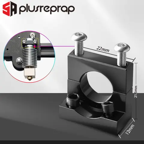 e3dV6 volcano Print Head Mounting Fixed Block V6 to CR10 J-head Hotend Aluminium Bracket for Ender-3 CR-10 Series Printer Parts