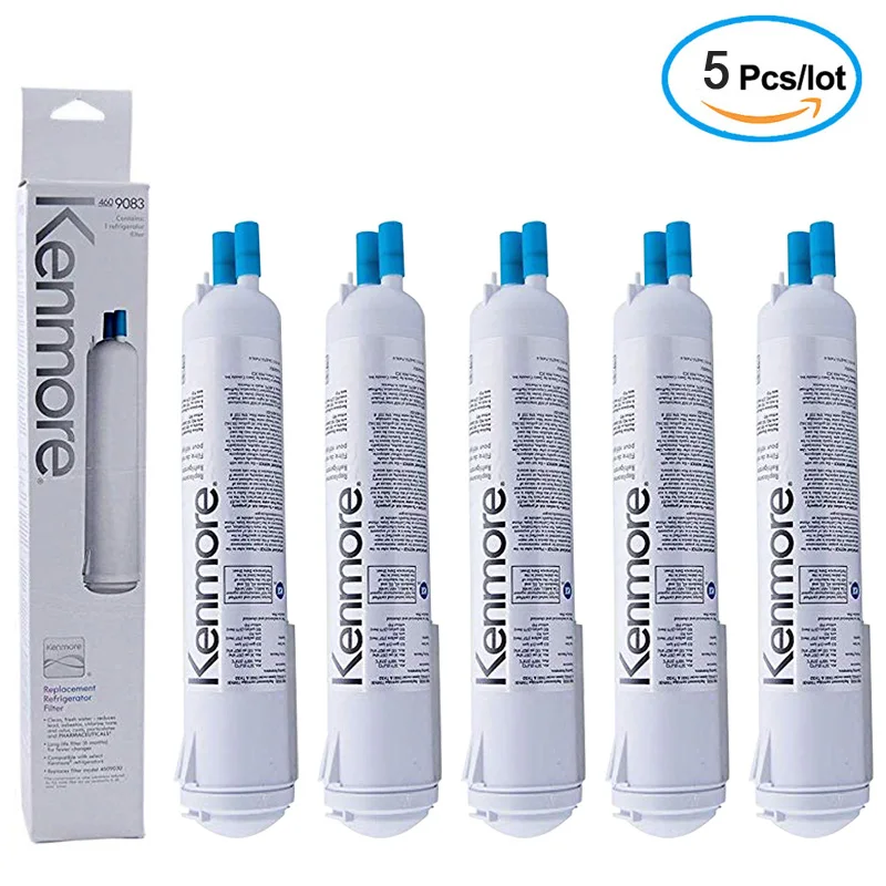 ตู้เย็นเปลี่ยนกรองน้ำกรองน้ำเข้ากันได้กับ Kenmore 9083 469083 46-9083 469030 กรองน้ำ (5 แพ็ค)