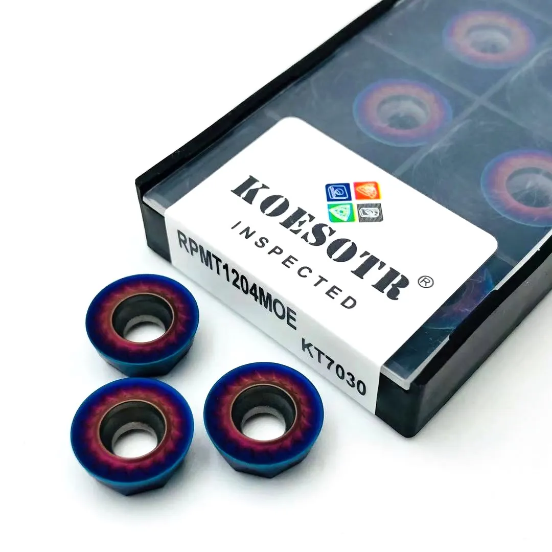 Utensile di tornitura RPMT1204 RDMW1204 Super Hard Blu Nano Rivestimento Interno Tornitura Utensili In Metallo Duro Utensile Da Taglio di Metallo di Trasporto libero