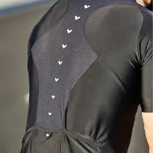 Men's Black Reflective Cycling Jersey #2