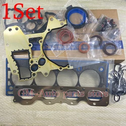 1Set Engine Gasket Set Seal Kit Oil- Cooler Cylinder Head Gasket For Chevrolet Cruze 1.6 1.8 Daewoo Opel Astra 55568529 55568528