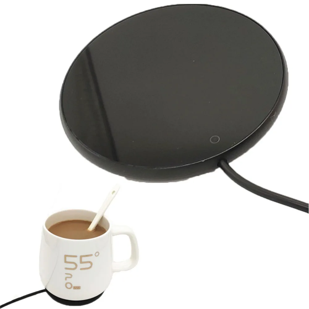 Heißer USB Elektrische Powered Tasse Wärmer Heizung Pad Heißer Platte Kaffee Tee Milch Becher Stecker Weiß Haushalt Büro Desktop Liefert – Detail 7