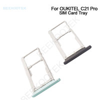 New Original  OUKITEL C21 Pro SIM Card Holder Tray SIM Card Slot Repair Accessories For OUKITEL C21 Pro Smartphone