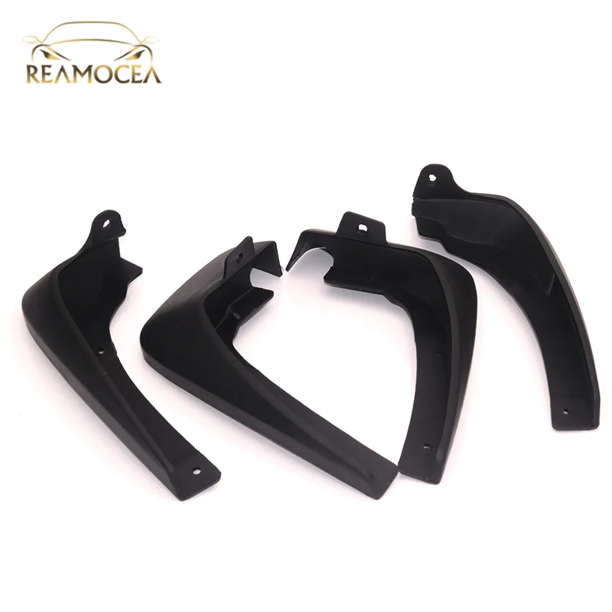 Reamocea 4x Black Front Rear Mudguards Splash Guards Fender Flares Mud Flaps Accessories For Toyota Vios Yaris Sedan 2006-2010