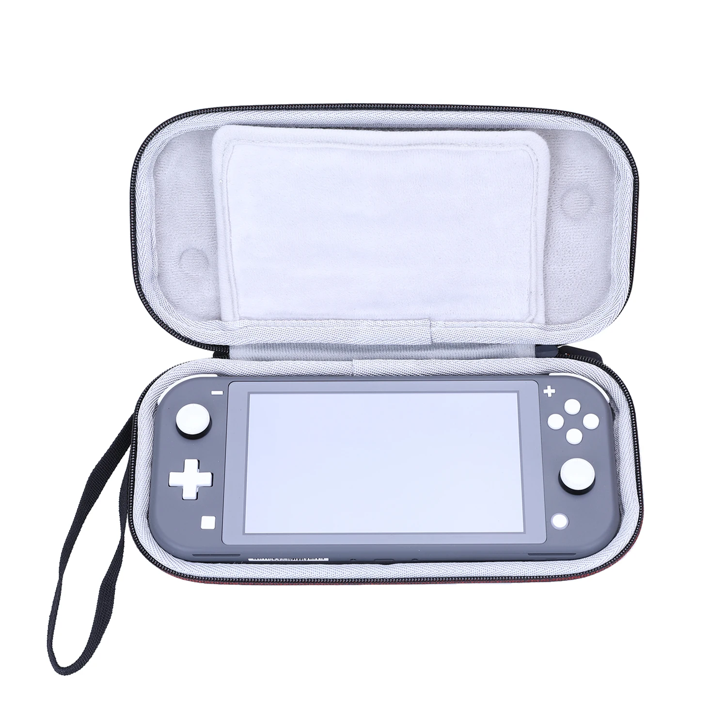 LTGEM-funda rígida de EVA para Nintendo Switch Lite, resistente al agua, color gris