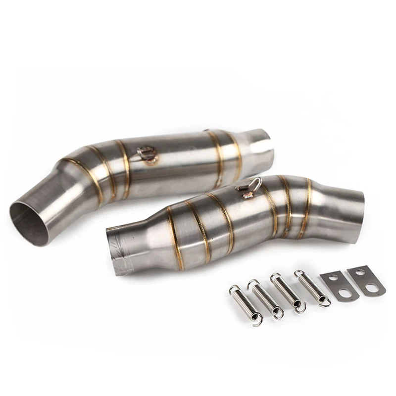 Z1000 دراجة نارية العادم تعديل الأوسط وصلة الأنابيب الهروب موتو تعديل الانزلاق على لكاواساكي Z1000 Z 1000 2010-2020 Z1000SX 2019