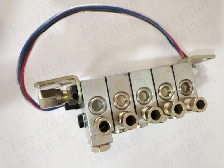 Zhejiang Liubian Machinery Lubricating  JPQ1 type 9/10 way Block Style Progressive Grease Lubrication Distributor