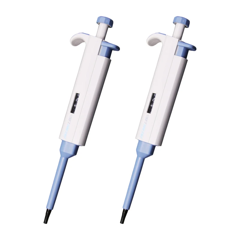 IKEME 0.5-10ul Laboratory Pipette Single Channel Digital Display Adjustable Plastic Pipette Laboratory Equipment