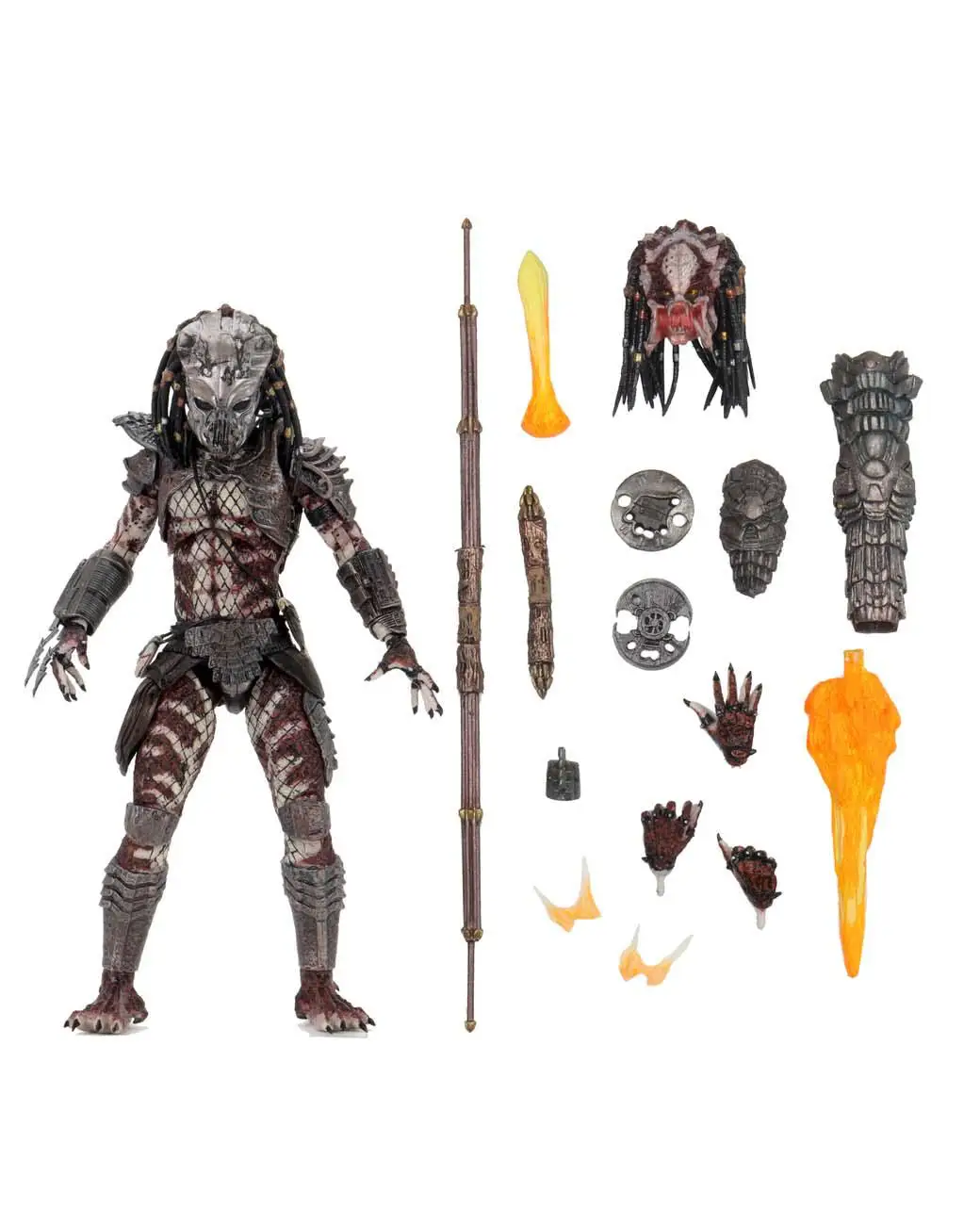 

8" Neca Original The Alien Hunter Ultimate Guardian Predator Action Figure Toy Brinquedos Figurals Model Gift