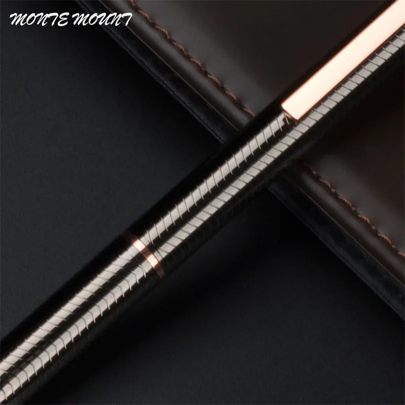 Luxury Business office gifts Rollerball Pen for Student School Supplies Metal Ballpoint Pen