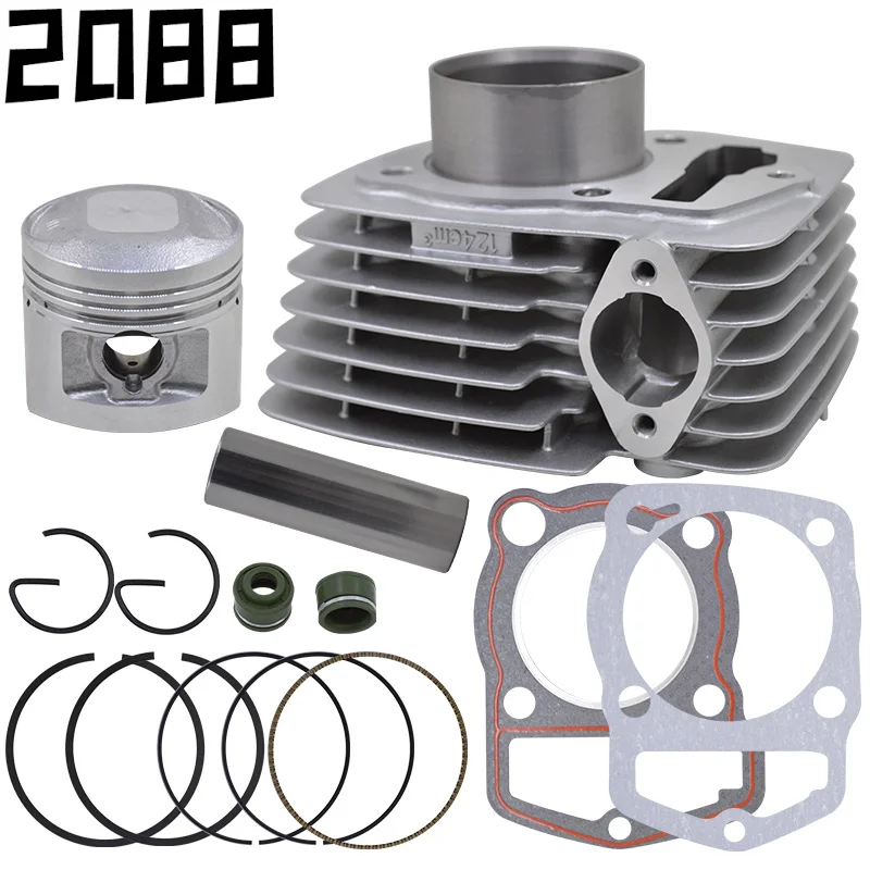 Zestaw uszczelek pierścienia tłokowego cylindra motocyklowego STD Big Bore do Honda CITY FLY 125 CLR125 XLR 125 1998 NX 125 Upgrade do 150cc