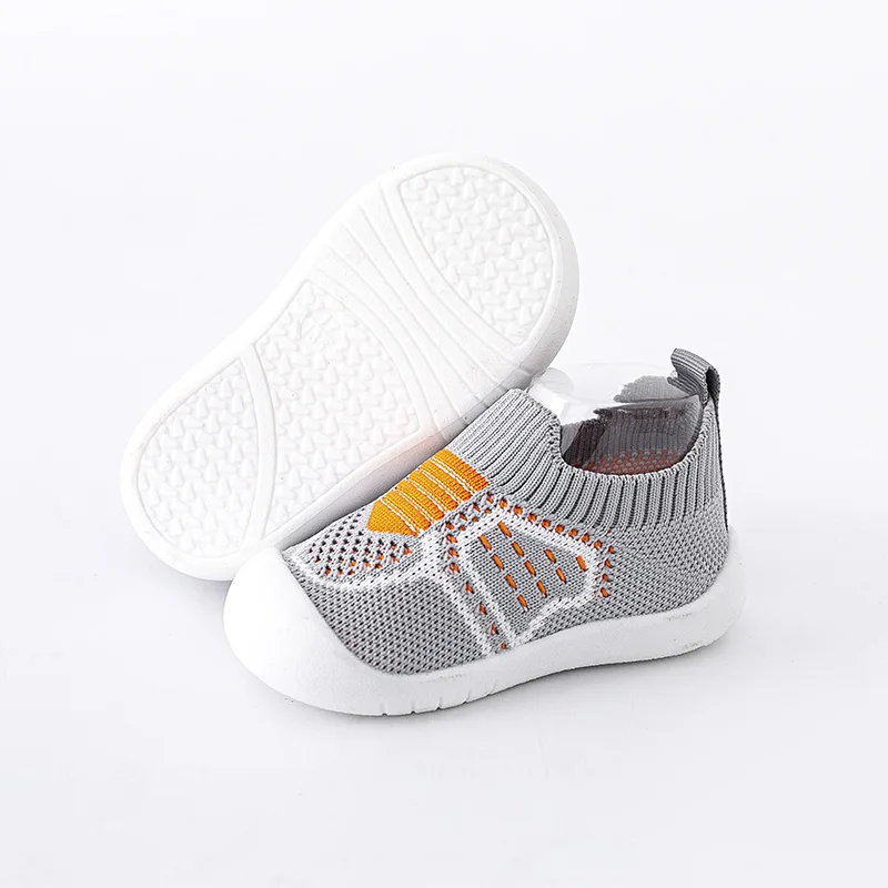 Spring Summer New Baby First Walker Breathable Mesh Infant Toddler Shoes Soft Bottom Kids Girls Boys Slip-On Casual Sneakers