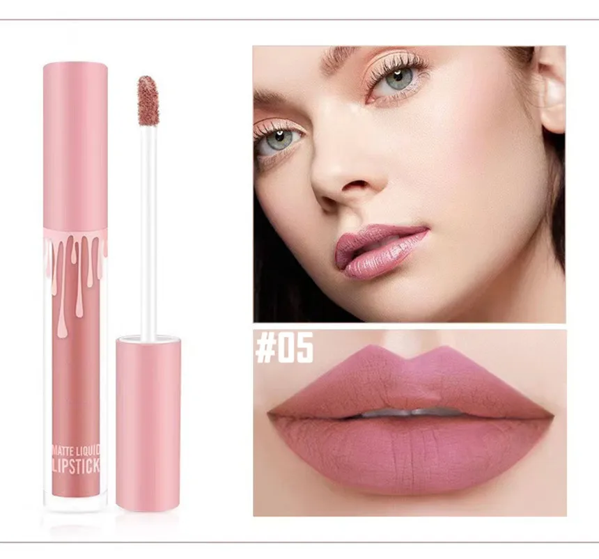 50pcs Matte Lipgloss Private Label Wholesale Liquid Lipstick Long Lasting Waterproof Cosmetic Beauty Costom Logo Makeup Lipgloss