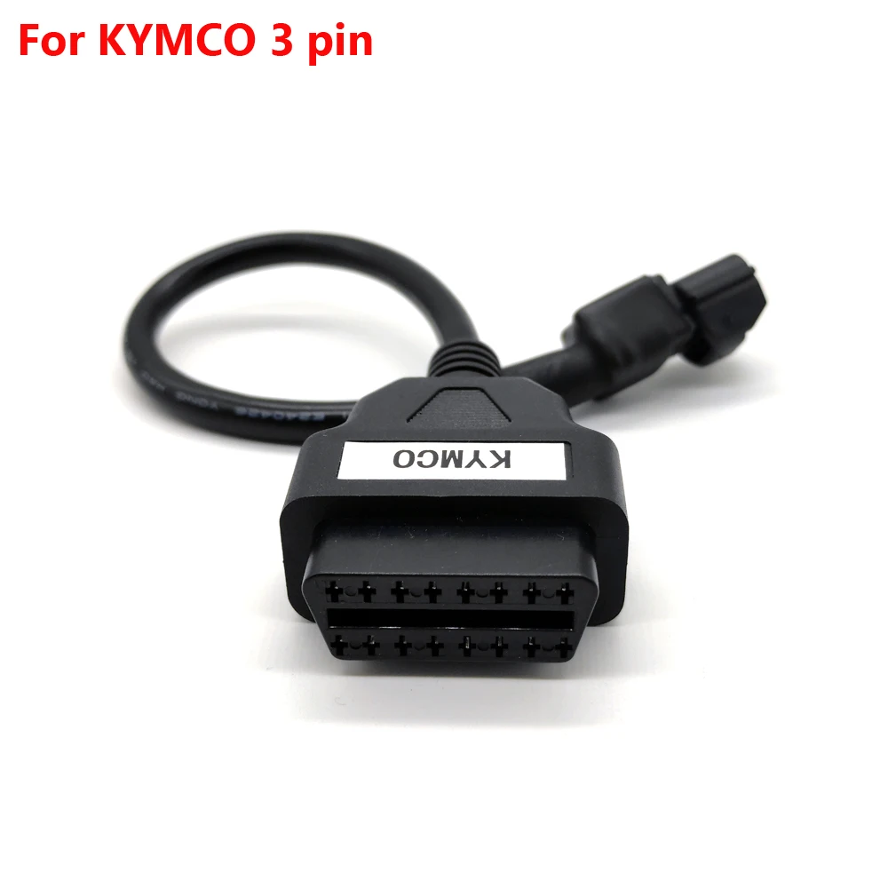 For KYMCO 3 PIN Motorcycle cable OBD OBD2 diagnostic cable