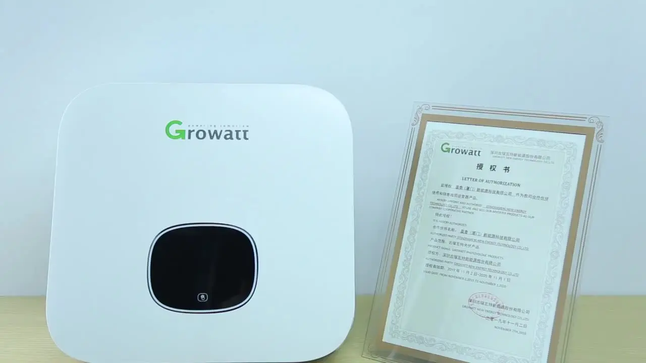 

Growatt CE Certification 3KVA Inverter 5KW On Grid 3 Phase Inverter 8KVA 10KVA 12KVA 15KVA Mppt DC To AC Solar System