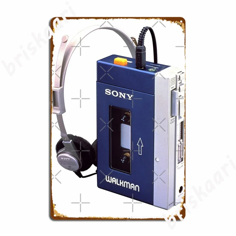 Walkman Metal Signs Club Party Garage Club Retro Wall Decor Tin sign Posters