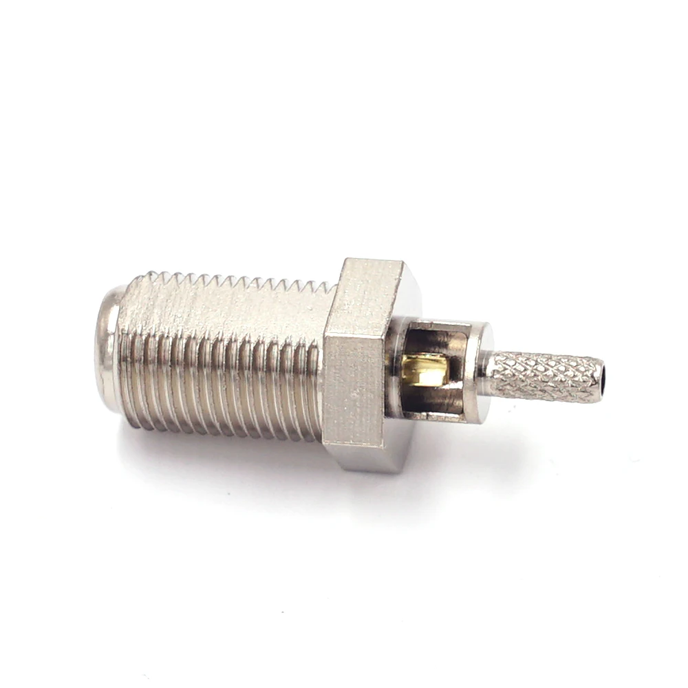 10 teile/los F Typ Weibliche adapter für RG179 RG316 RG174 Kabel RF Anschluss Koaxial Konverter – Detail 3