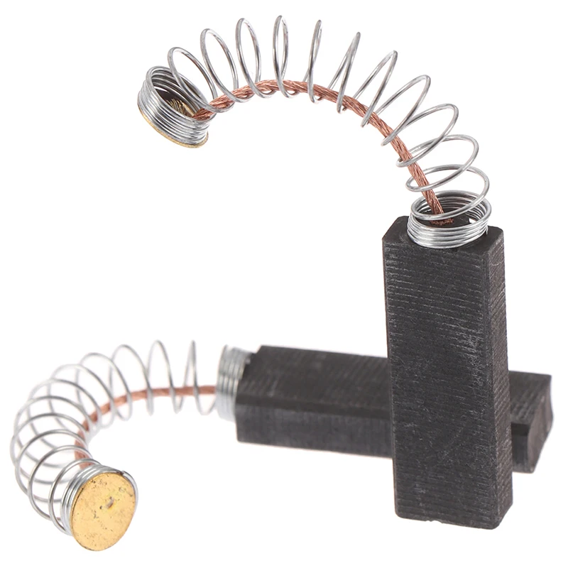 Juego de cepillos de carbono para Motor, herramientas eléctricas, accesorios de molienda, reparación de repuesto, 32x11x6mm, 2 uds.