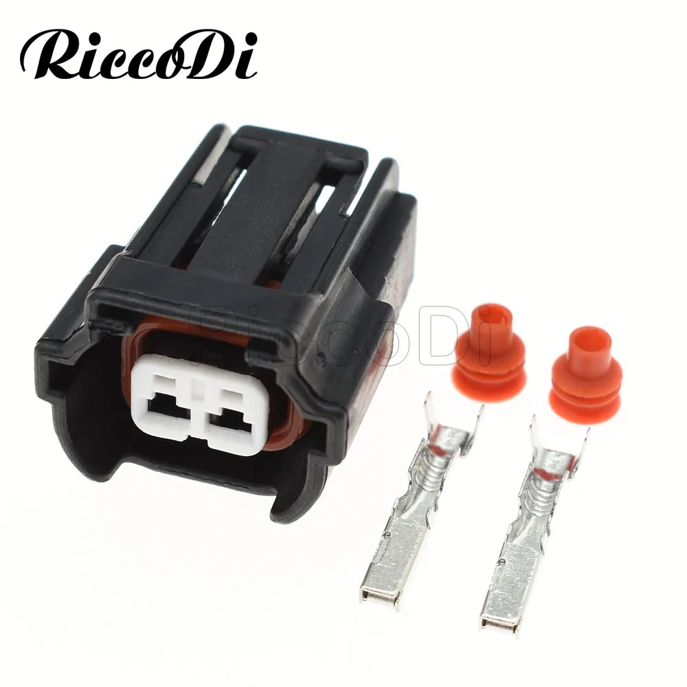 1-20 Sets 2 Pin Female Auto Waterproof Connector Fuel Injector Plug For VW Skoda A6 C5 06A973722 6189-0735 6189-0785