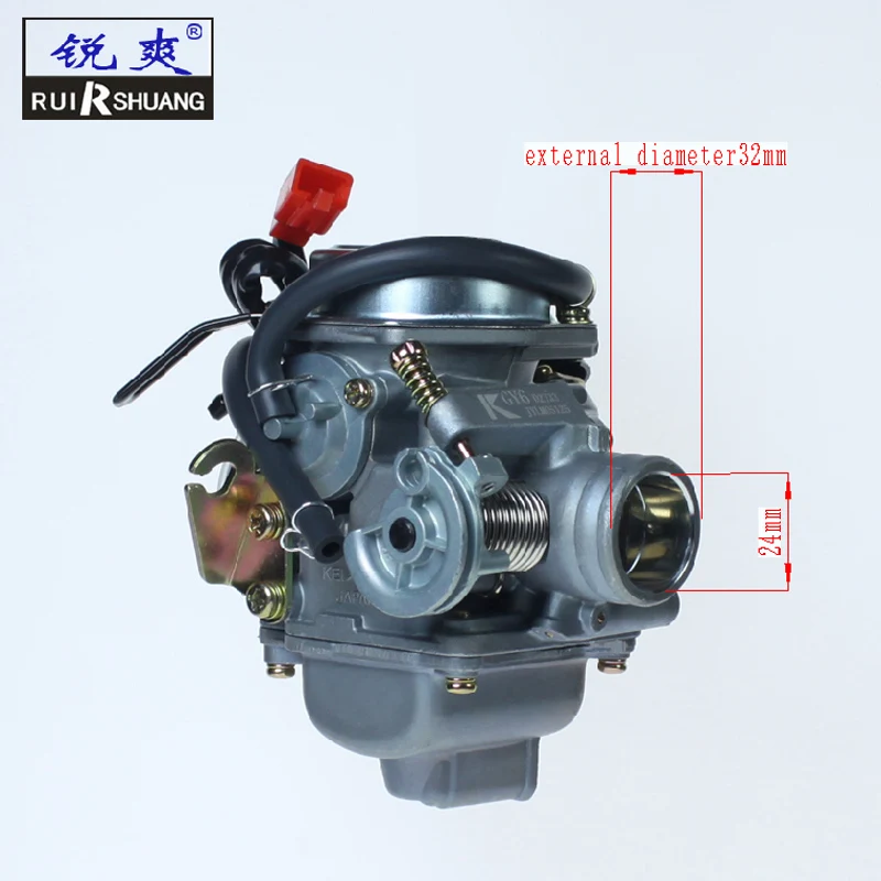 GY6 125cc 150cc PD24J Moped Carburetor 4-Stroke Scooter SPACY CHA125 ELITE SC125 GR125 Motorcycle ATV Go Kart Mopeds