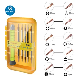 11 in 1 Screwdriver Bit Magnetic Driver Kit Precision Screwdriver Hand Tools for iPhone Camera Watch Tablet PC Repair Tool Kit