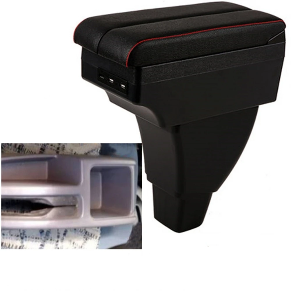 For Pajero Mini armrest box central content box interior Armrests Storage car-styling accessories part with USB interface