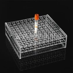 Tube à vide en verre organique transparent, perspex T1, laboratoire scolaire, 2ml, 5ml, 10ml, 1PC