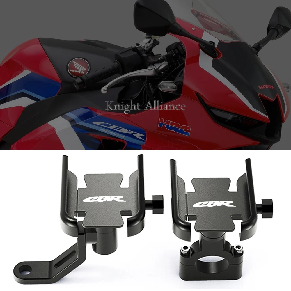 Motorcycle Accessories Phone Holder Handlebar GPS Stand Bracket For HONDA CBR600RR CBR1000RR CBR500R CBR300R CBR250R CB150R