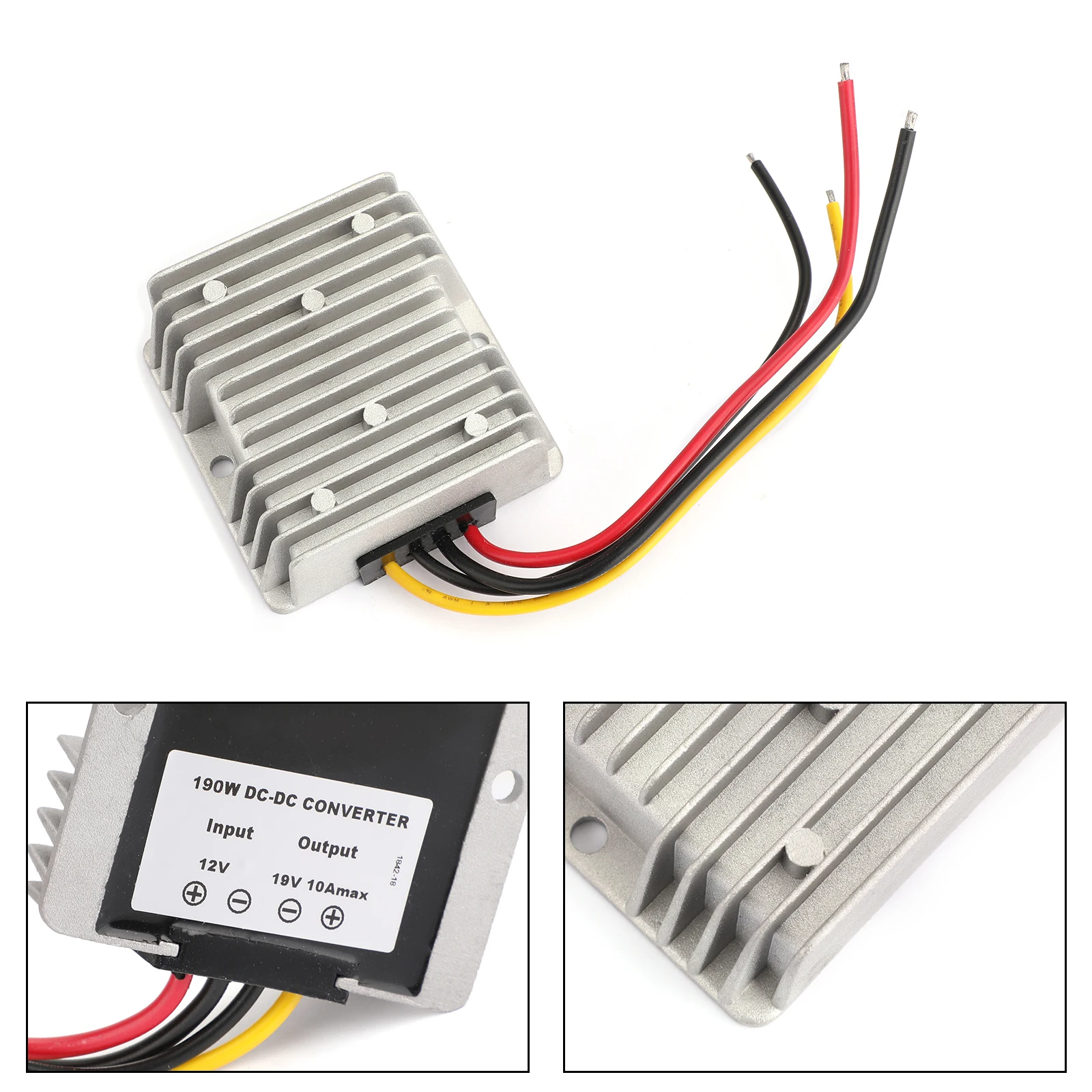 Areyourshop 12V to 19V DC-DC Boost Step Up Power Converter Voltage 10A 190W Regulator Module