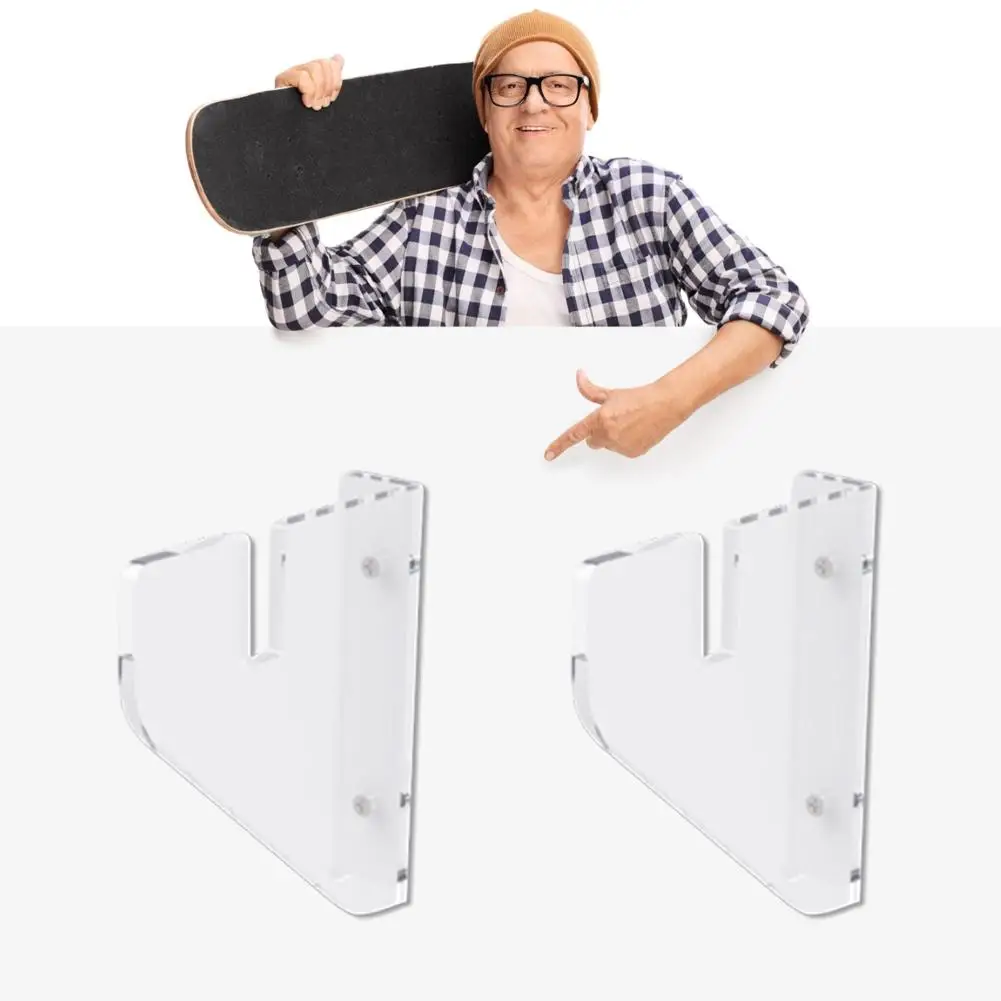 Skateboard Bracket Storage Wall Hanging Simple Design Easy To Install Wall Rack Mount For Storing Snowboard Longboard Skate