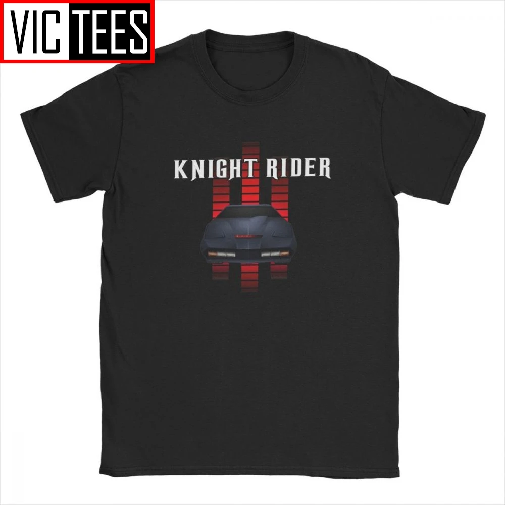 Knight Rider American Series Men\'s Tshirt Kitt Battlestar Galactica Michael Knight T-Shirt Pure Cotton New