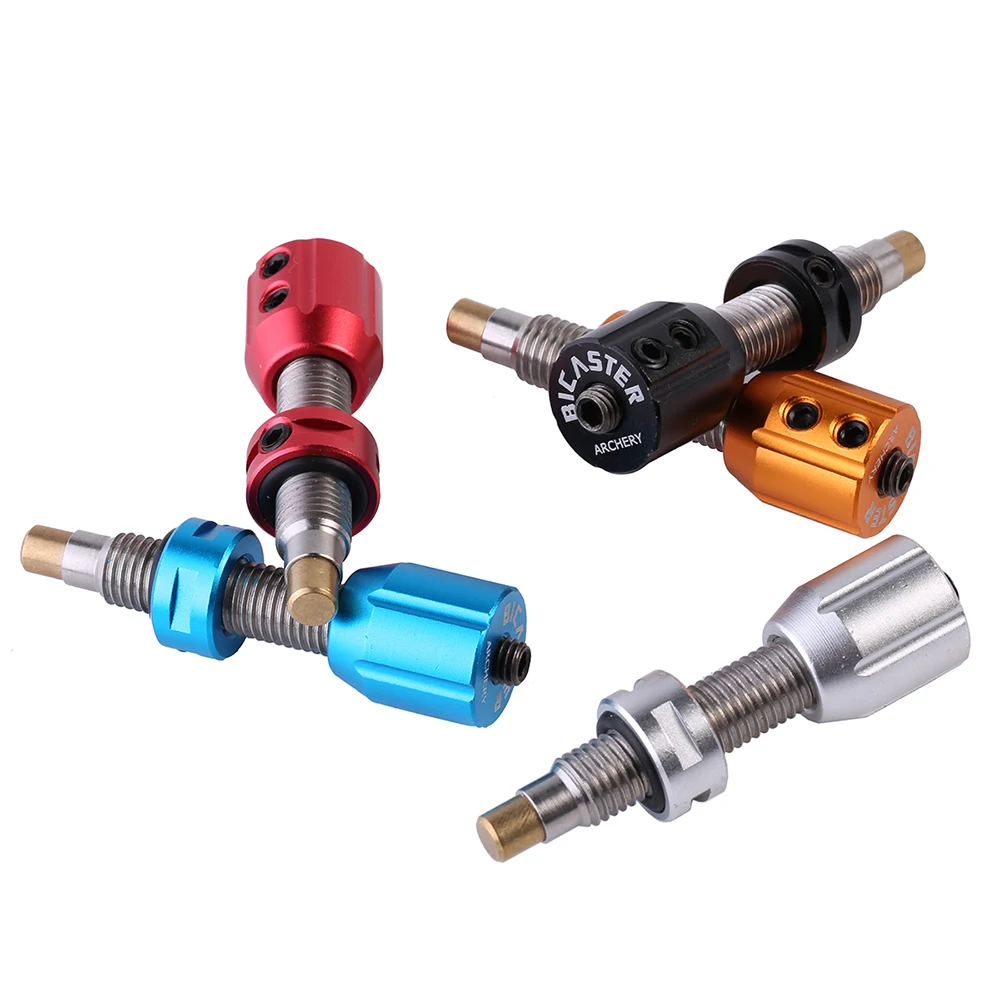 Bicaster Archery Screw-In Pressure Button Adjustable Cushion Plunger Copper thread for Recurve Bows tools Accessories