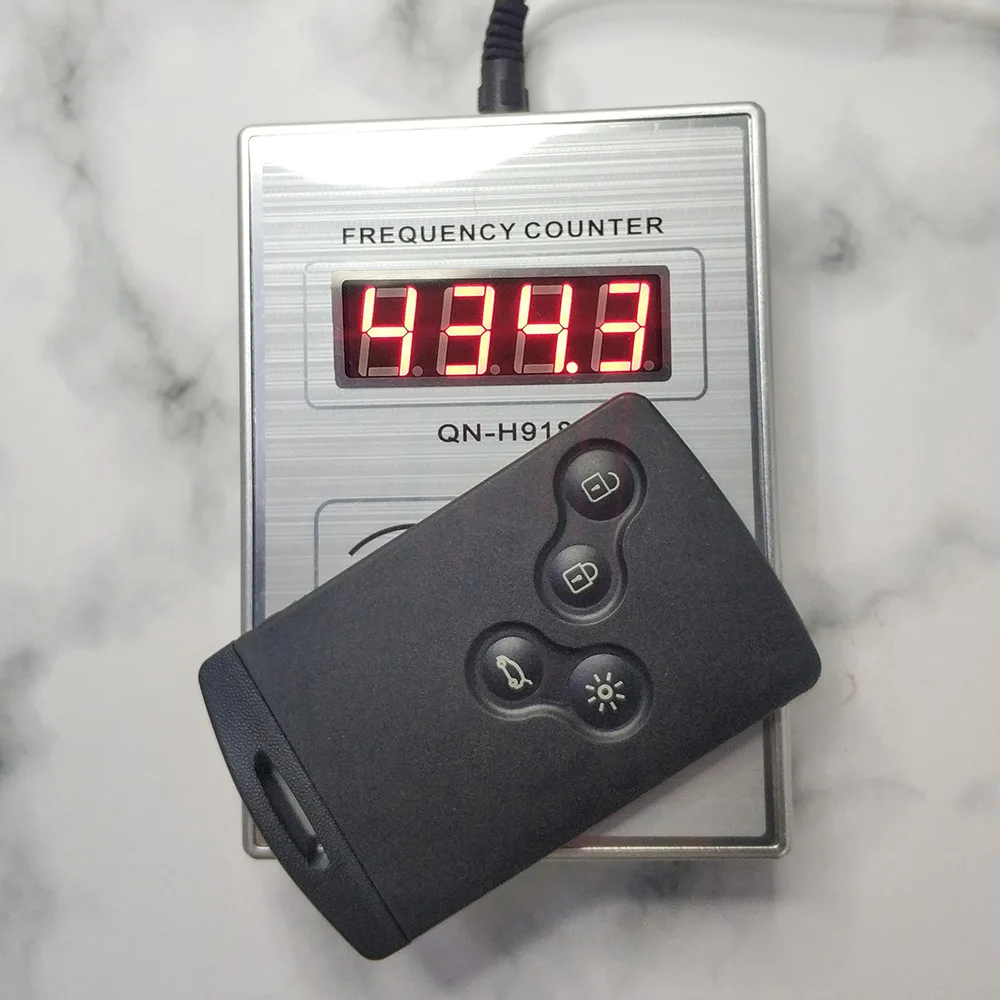 

KEYECU Replacement Smart Keyless Remote Key 4Buttons 433MHZ PCF7952 Chip For Samsung QM5 for Renault Koleos 2008 2009 2010 2011