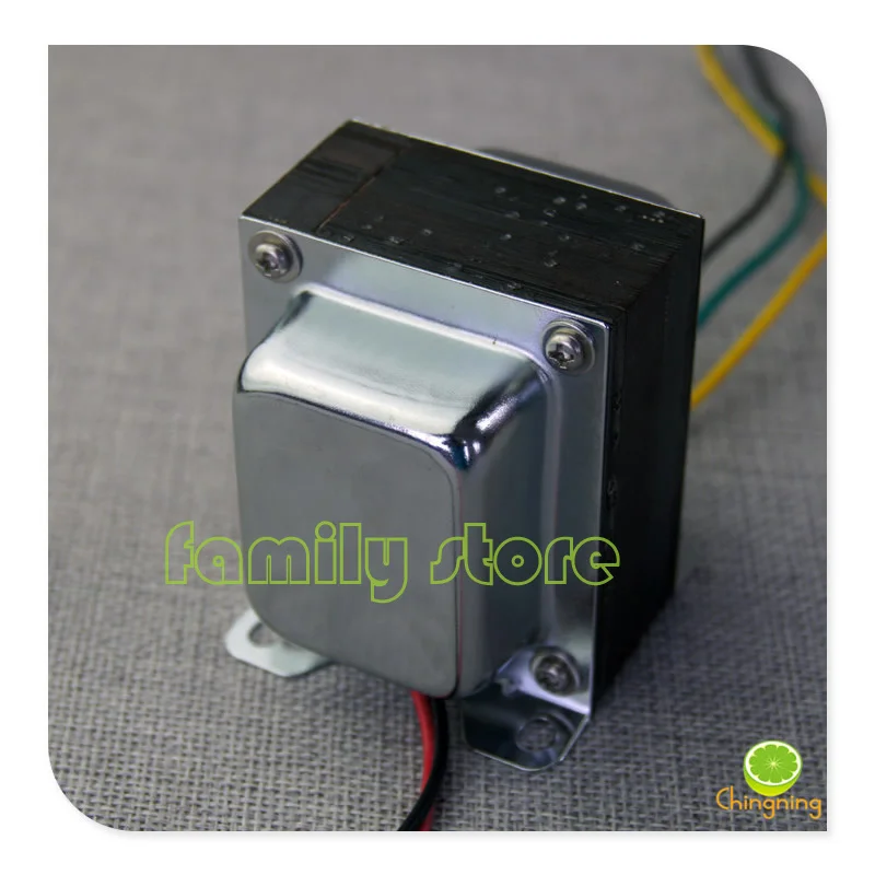 25H 6W 5K Z11 annealing sheet single-ended output transformer, vertical chrome plated cover, used for 6P14 6P1 6V6 electron tube