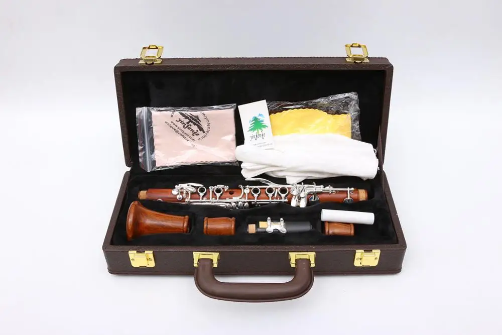 

Yinfente Eb Key Professional Clarinet Rose wood Clarinet E flat Sweet Tone