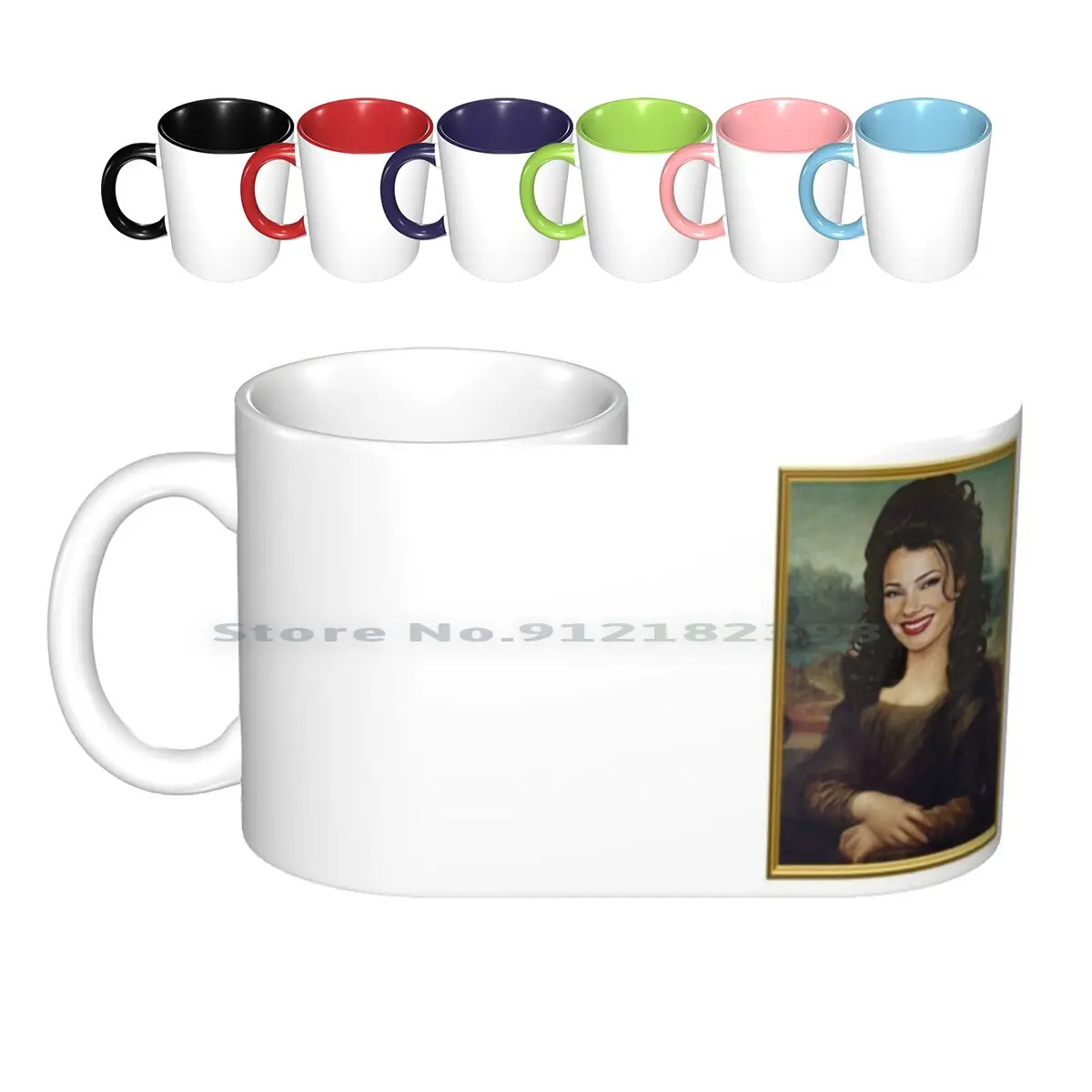 The Nanny-Mona Lisa Ceramic Mugs Coffee Cups Milk Tea Mug The Nanny Mona Lisa Fran Drescher Fran Fine 90s Classic Tv Classic