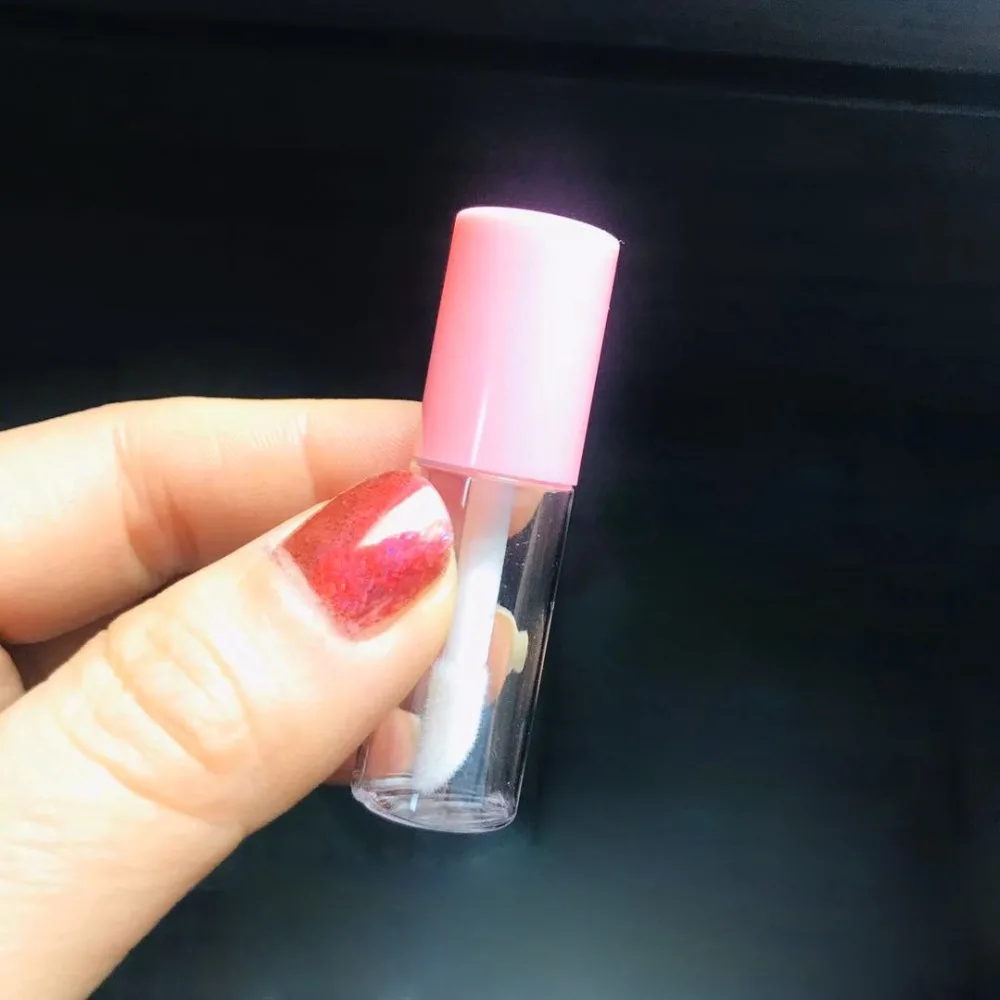 10/50/100 stücke 3ml Leere Lip Gloss Rohre Mini Lipgloss Container Kunststoff Flüssige Lippen balsam DIY tragbare Probe Flasche. – Detail 3