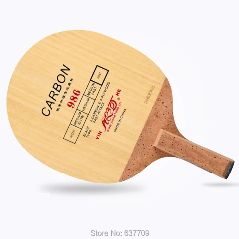 Yinhe-original table tennis blade, Japanese style, pitching, fast attack loop, ping pong game, 986, 987, 989