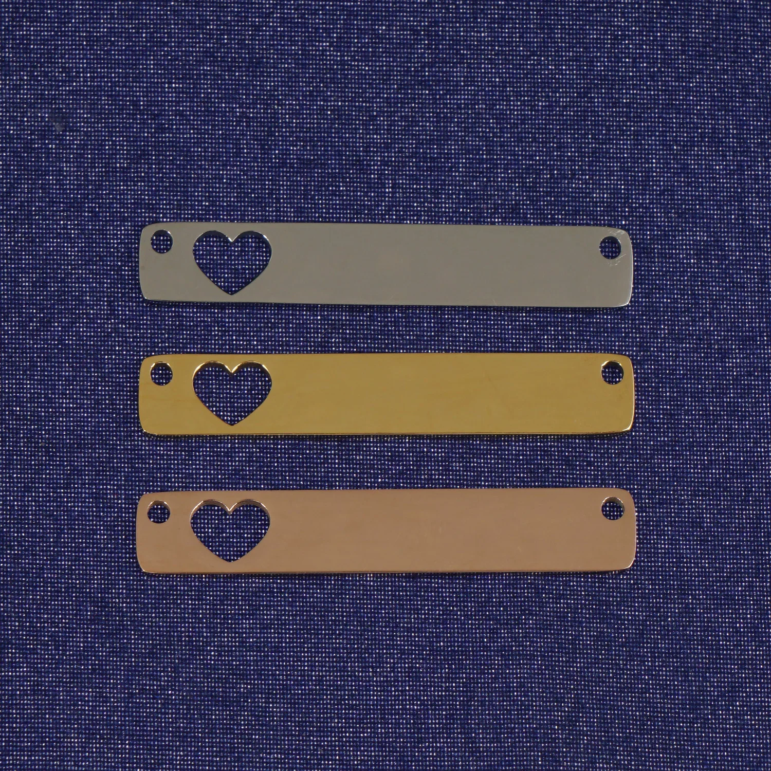 stainless steel rectangle bar with heart,1/4*1 1/4