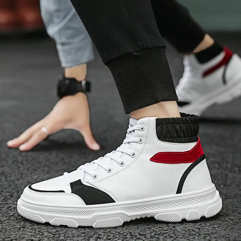 

2020 New Hot sale Simple male casual Breathable Lace up shoes Men's Mixed Colors Outdoor High Quality Flats Shoes Sneakers