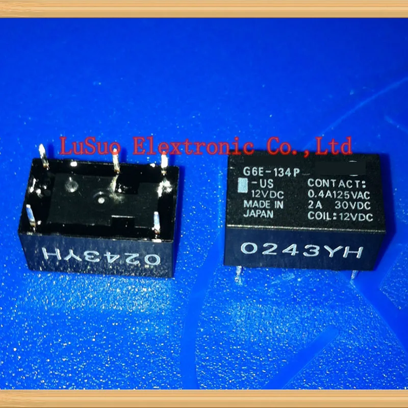 

10PCS G6E-134P-US-12VDC G6E-134P-US-12V G6E-134P DIP New original